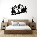 Standing Mountain Biker Metal Wall Art – MTB Cycling Outdoor Sports Decor