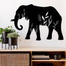Elephant Metal Wall Art – Wildlife Nature Safari Animal Home Decor