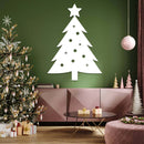Christmas Tree Metal Wall Art – Holiday Festive Home Decor