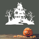 Haunted House Metal Wall Art – Halloween Spooky Holiday Home Decor