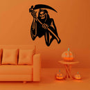 Grim Reaper Metal Wall Art – Gothic Halloween Spooky Dark Home Decor