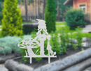 Gnome Garden Stakes - Metal Art