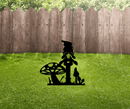 Gnome Garden Stakes - Metal Art
