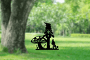 Gnome Garden Stakes - Metal Art