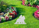 Gorillas Garden Stakes - Metal Art