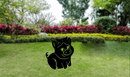 Piggy Garden Stakes - Metal Art