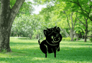 Piggy Garden Stakes - Metal Art