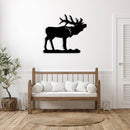Howling Elk Metal Wall Art – Wildlife Rustic Cabin & Lodge Home Decor