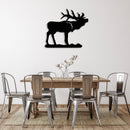 Howling Elk Metal Wall Art – Wildlife Rustic Cabin & Lodge Home Decor