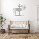 Howling Elk Metal Wall Art – Wildlife Rustic Cabin & Lodge Home Decor