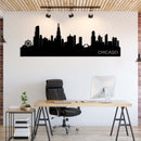 Chicago Skyline Metal Wall Art – City Skyline Urban Home & Office Decor