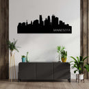 Minnesota Skyline Metal Wall Art – Minneapolis City Urban Home & Office Decor