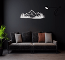 White Mountains Metal Wall Art – New Hampshire Scenic Nature Wall Decor