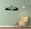 White Mountains Metal Wall Art – New Hampshire Scenic Nature Wall Decor