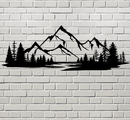 White Mountains Metal Wall Art – New Hampshire Scenic Nature Wall Decor