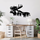 Moose Mountain Metal Wall Art – Wildlife Rustic Cabin & Lodge Decor