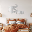 Moose Mountain Metal Wall Art – Wildlife Rustic Cabin & Lodge Decor