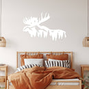 Moose Mountain Metal Wall Art – Wildlife Rustic Cabin & Lodge Decor