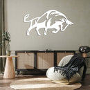 Raging Bull Metal Wall Art – Western Rodeo Animal Power Home Decor