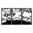 Sakura Cherry Blossom Metal Wall Art – Japanese Floral Spring Home Decor
