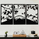 Sakura Cherry Blossom Metal Wall Art – Japanese Floral Spring Home Decor