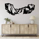 Yosemite Valley Metal Wall Art – California National Park Scenic Wall Decor