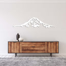 Mount Rainier Alternative Metal Wall Art – Pacific Northwest Mountain Scenic Decor