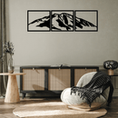 Mount Sopris (3 Piece) - Metal Wall Art