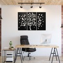 Tree 3 Piece Metal Wall Art Set – Nature Botanical Home Decor