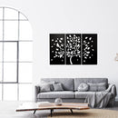Tree 3 Piece Metal Wall Art Set – Nature Botanical Home Decor