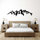 Teton Mountains Alternative Metal Wall Art – Wyoming National Park Decor