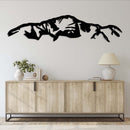 Pikes Peak Mountain Metal Wall Art – Colorado Rocky Mountain Wall Decor