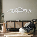 Pikes Peak Mountain Metal Wall Art – Colorado Rocky Mountain Wall Decor