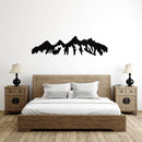 Teton Mountain Range Metal Wall Art – Wyoming National Park Wall Decor