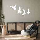 Birds Metal Wall Art – Wildlife Nature Wall Decor for Home & Garden