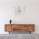 Feathers Metal Wall Art – Boho Nature Spiritual Home Decor