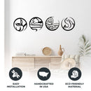 Four Elements Alternative - Metal Wall Art