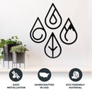 Four Elements - Metal Wall Art