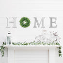 Home Metal Wall Art – Farmhouse Word Sign Living Room Decor