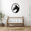 Horse Metal Wall Art – Western Wildlife Equestrian Home Decor