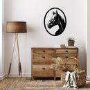 Horse Metal Wall Art – Western Wildlife Equestrian Home Decor