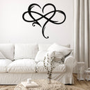 Infinity Heart - Metal Wall Art