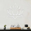 Lotus Flower Metal Wall Art – Zen Botanical Meditation Home Decor
