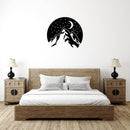 Mountain Night Metal Wall Art – Night Sky Stars Scenic Nature Home Decor