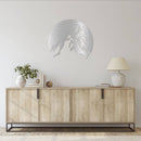 Mountain Night Metal Wall Art – Night Sky Stars Scenic Nature Home Decor