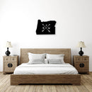 Oregon PNW Metal Wall Art – Pacific Northwest State Pride Outdoor Home Decor