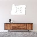 Oregon PNW Metal Wall Art – Pacific Northwest State Pride Outdoor Home Decor