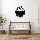 Rocky Mountain Sunset Metal Wall Art – Colorado Landscape Twilight Home Decor