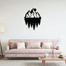 Rocky Mountain Sunset Metal Wall Art – Colorado Landscape Twilight Home Decor