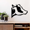 Cow Head Metal Wall Art – Farmhouse Rustic Western Home Decor